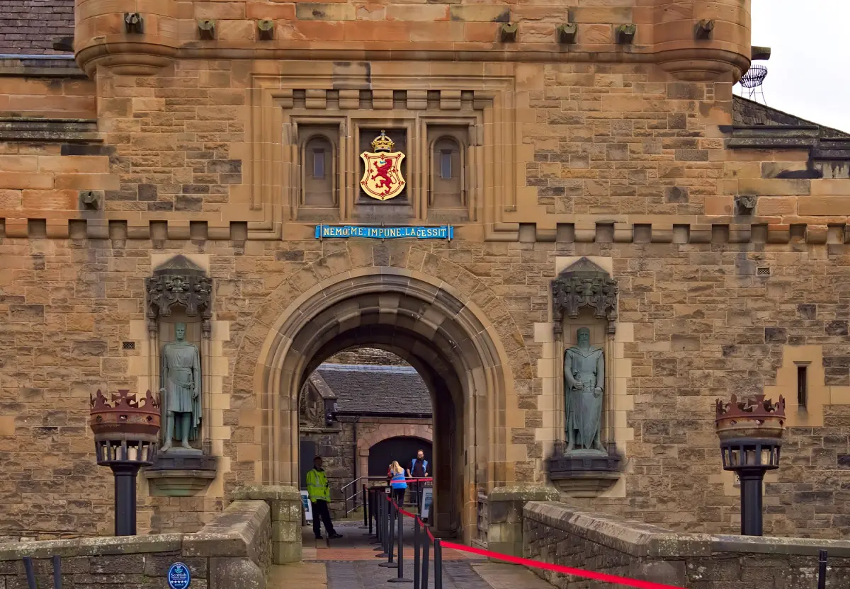 The castle gatehouse