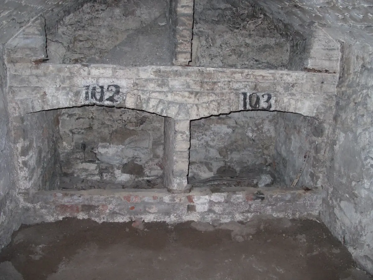 Numbered chambers in the Edinburgh Vaults