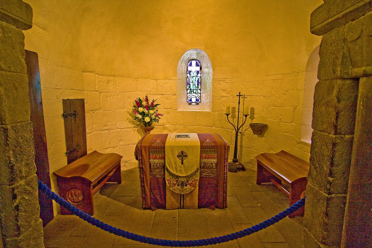 Inside St Margaret's Chapel