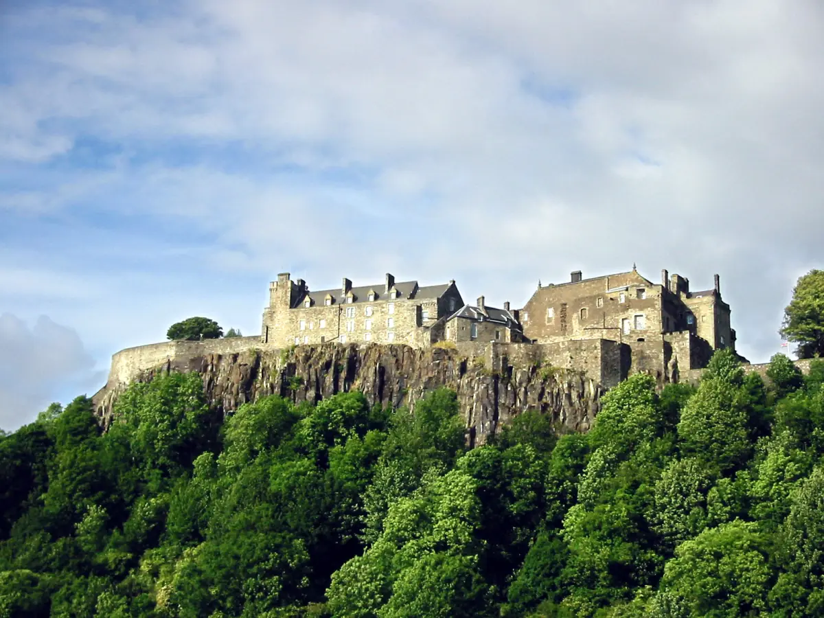 Stirling Castle on its rock